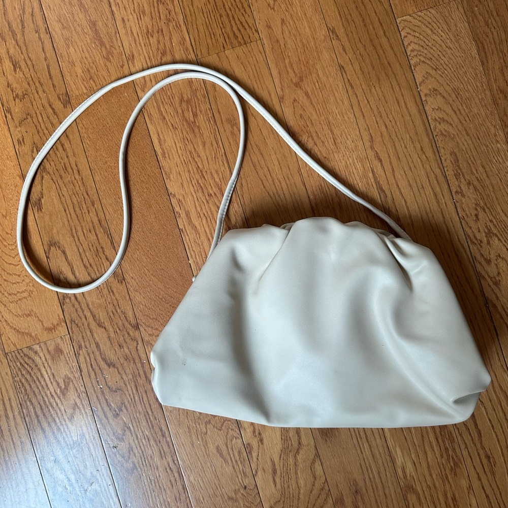Cream Crossbody Shoulder Bag - Unbranded